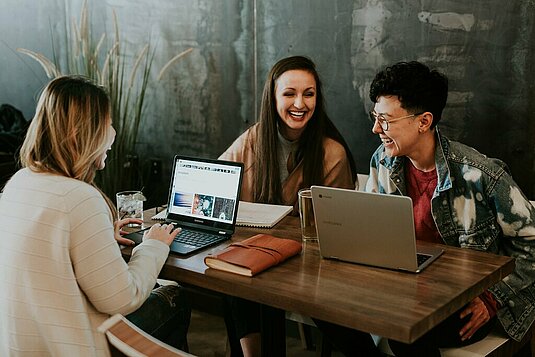 Team im Büro