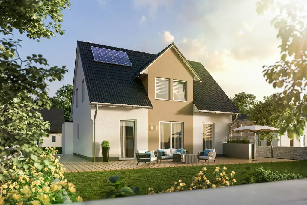 Miete-Eigenheim-Hausbau