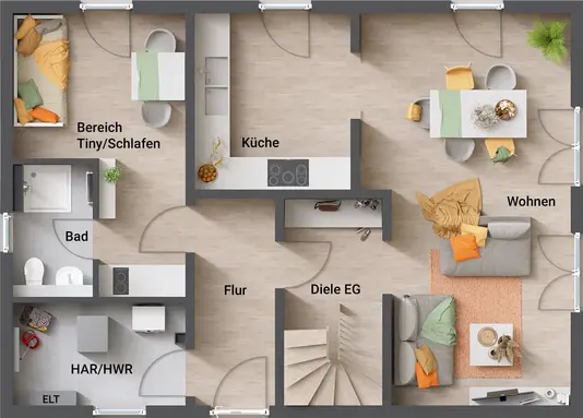 Grundriss-Erdgeschoss-Bodensee-129-Tiny-Wohnung