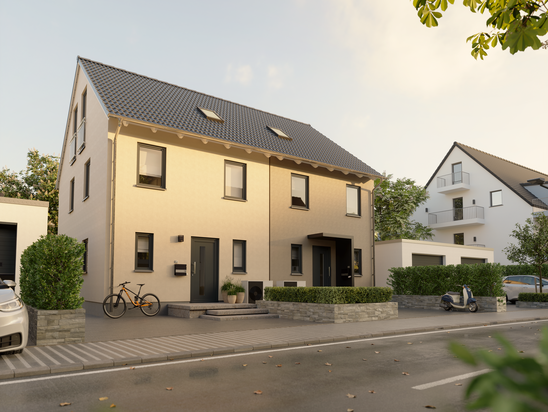 Doppelhaus Mainz 128 – Zwei Wohneinheiten mit viel Komfort Das Doppelhaus Mainz 128 vereint zwei eigenständige Wohneinheiten unter einem Dach. Eine smarte Lösung für Familien oder Kapitalanleger.